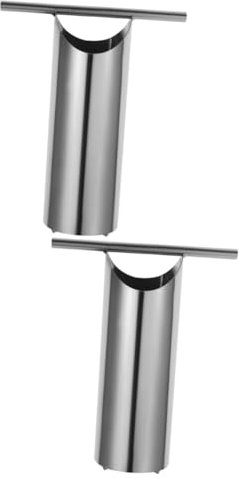 Cabilock 2St Lochöffner Tee-Diffusor Werkzeug zum Öffnen von Melonen stählerne Frucht groß aufschnittmaschine scheibennutfräser Fruchtöffnungsschneider Obstentkerner Rostfreier Stahl Silver