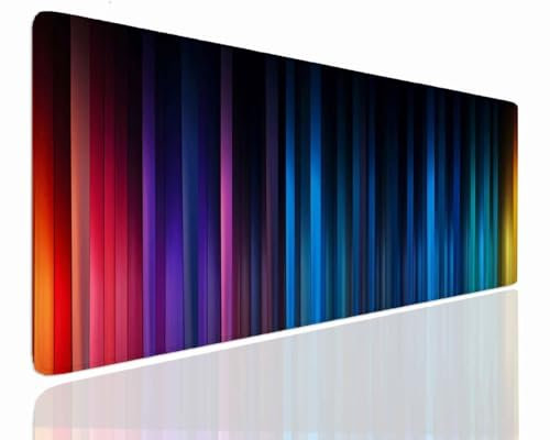 Tapis de Souris XXL 1600x800x4mm Grand Tapis de Bureau Tapis de Souris Gamer Tapis Bureau Gaming Antidérapant Résistant à l'eau, Tapis Souris XXL Mouse Pad Mat Modern sous-Mainm, Clavier Souris J-634