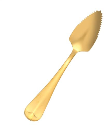 Cucchiaio per pompelmo, pompelmo, cucchiaio seghettato in acciaio inox per pompelmo, posate alla moda per kiwi, dessert, agrumi, gelati o bevande mescolate