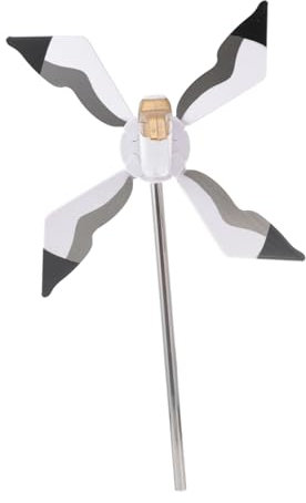 Toyvian Moulin à Vent De Mouette Décoratif pour Jardin Pelouse Extérieur, en Matériau Solide, Couleur Réaliste, Ornement De Pelouse pour Déco De Jardin Et Fenêtres, Résistant Aux Intempéries