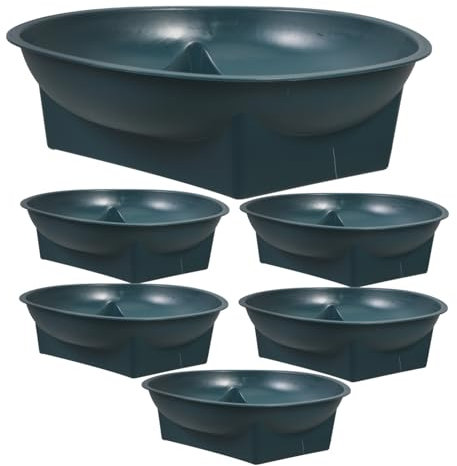 Toyvian 6 Pièces Fleurs Funéraire Pot de Décoration de Cimetière Support pour Fleurs pour Arrangements Floraux à Tombe Jardin Intérieur