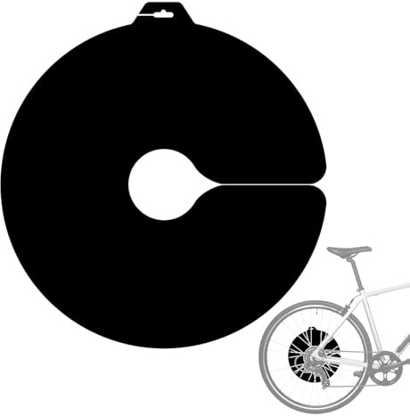 Generisch Speichenschutz – PVC 14.96x14.17 Zoll | Stabiler Fahrrad-Scheibenschutz Schwungrad-Abdeckung | Sicherheits-Kettenschutz Zur Hinterrad-Kassette Unterstützung Sowie Radsport-Wartung
