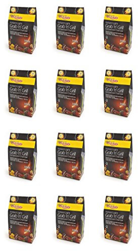 12 X Bar-Be-rapide Eclat Grab & Grill de sac de charbon de bois Lumpwood 500g Parfait pour pique-nique, barbecues bouilloire barbecues, Foyers et bien plus encore! Il suffit de lumière, et faire cuire!