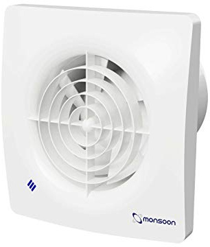 National Ventilation MON-S100T Monsoon 'Silence' Extractor Fan 4 Inch / 100mm (Timer Model)