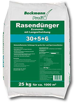Beckmann Rasendünger LZW 30+5+6 economic 25 Kg