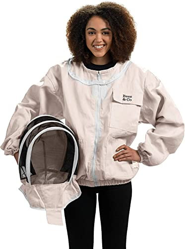 Bees & Co K74 Imkerjacke aus natürlicher Baumwolle mit Fechtschleier