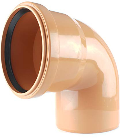 KG Bogen 67° PP Formteil Winkelstück Abwasserrohr orange DN 200