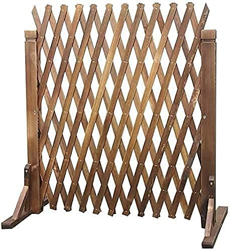 GXBCS Beeteinfassung Zaun Zierzaun Palisaden Für Garten Palisade Rasenkante Zaungitter wasserdichte Pflanzengrenze Outdoor-Dekoration Stretch-Länge 180Cm Weiß Braun 3 Größen Dekorativer Zaun 1030