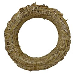 50cm Straw Wreath Make Your Own Christmas Door Wreath Ideal Floral Craft Round Floristry Ring