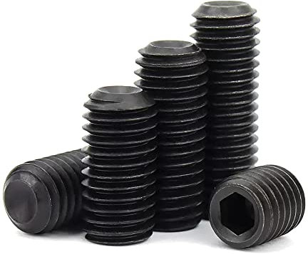 10 Stück M14×20mm 12.9 Grade Legierung Stahl Inbusschraube Set Schrauben mit konkavem Ende Set Schraube, Stoppschraube