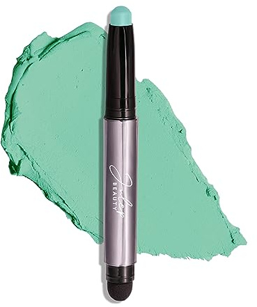 Julep Eyeshadow 101 Crème-to-Powder Eyeshadow Stick (Mint Matte) Long-Lasting, Waterproof Eye Shadow - Blendable, Crease-Proof with Built-In Smudger
