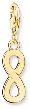 THOMAS SABO Damen Charm-Anhänger Eiffelturm Paris Herz Charm Club 925 Sterling Silber 0904-415-12