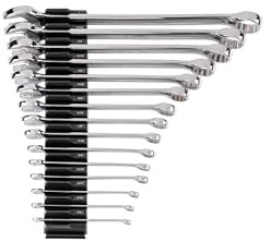 TEKTON Ringmaulschlüssel-Set mit modularen Organizern, 15-teilig (1/4-1 Zoll) | WCB95102