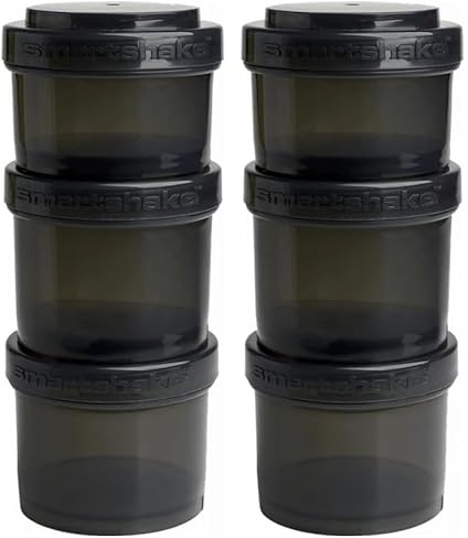Smartshake Revive Storage, Black - 550 ml. (Lot de 2)