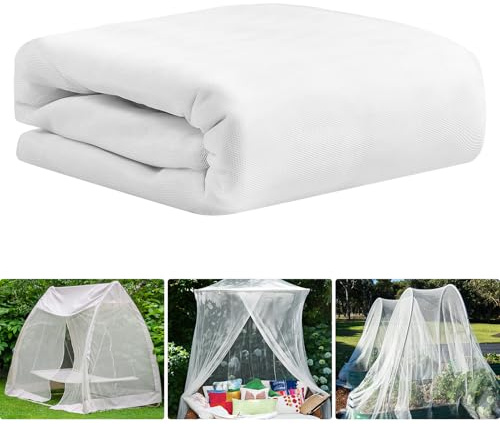 20 x 10 Ft Mosquito Netting for Garden Patio, White