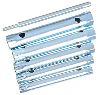 BESTonZON Set di Chiavi per Doccia in Acciaio ad Alto Tenore di Carbonio, Design Cavo a 6 Lati per Smontaggio Rapido del Soffione in Casa