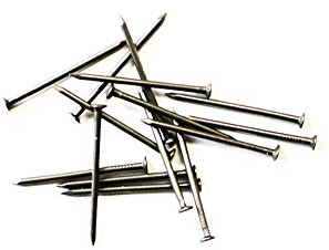 Nägel Drahtstifte, Senkkopf, 1,8 x 35 mm, Stahl blank, DIN 1151, 100 Stück