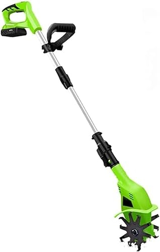 Motobineuse de Jardin, motoculteur électrique sans Fil, motoculteur à Main sans Fil avec Batterie au Lithium Rechargeable de 4000 mAh et Chargeur, motoculteur Rotatif, Jardin, Cham