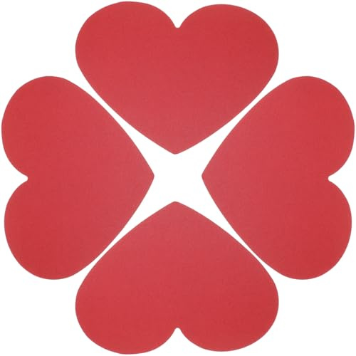 CIYODO 40stücke Teiliges Herzförmige Valentinstag Grußkarten Aus Dickem Papier Kleine Rote Karten Zum Beschriften Kreative DIY Papierherzen Für Liebesbotschaften Und Dekoration