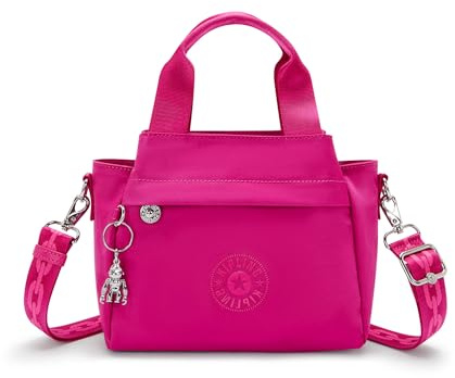 Kipling Damen Cool Elysia Umhängetasche, Fuchsia Night M, 10''L x 7''H x 3.5''D