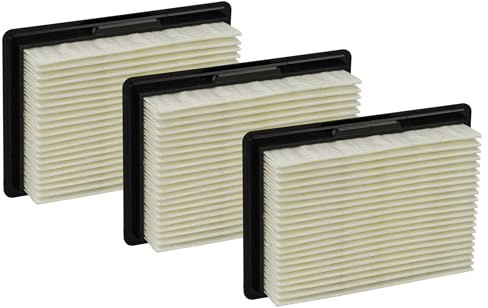 vhbw 3x Flachfaltenfilter kompatibel mit Bosch EasyVac GAS 12 V 3 601 JE3 001 Staubsauger - Filterelement