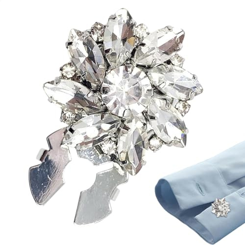 Cubiertas De Botones De Camisa,Cubiertas De Botones Con Clip, Cubrebotones para camisa Gemelos con cubrebotones elegantes, Accesorios formales para eventos Clips de botones de manga de moda para mujer