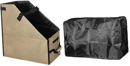 QSTDGVPW Zusammenklappbare Fahrrad Aufbewahrungsbox, Zusammenklappbarer Fahrrad Aufbewahrungsbehälter, Fahrrad Transportkoffer für Outdoor Sportarten, Braun