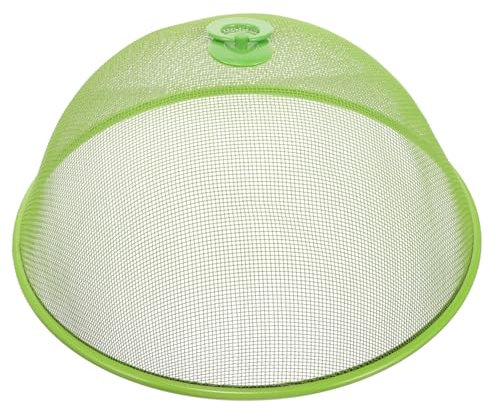 Cabilock 1stk Runde Tellerabdeckung Barriere Anlage Obst Rand Luftdicht Faltbar Essteller-abdeckungen Netze Draht Mikro Gemüsenetz Fänger Mesh- Das Bio- Abs Green Rostfreier Stahl