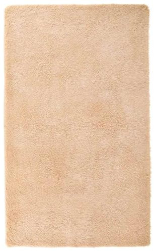 vidaXL Alfombra de Pelo Largo Beige 60x100 cm poliéster, Alfombra, Alfombra de Sala de Estar, Alfombra mullida, Alfombra de área