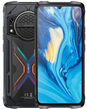 CUBOT KingKong Power 3 6GB RAM + 256GB ROM - Smartphone 6.72 FHD+ 120Hz, Camera 100 MP, Batteria 10200mAh, Android 14, Helio G99, Nero.