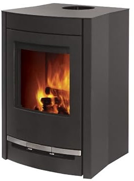 INTERSTOVES - Poêle À BOIS GEMMA 5 | BÛCHES 25CM - Noir