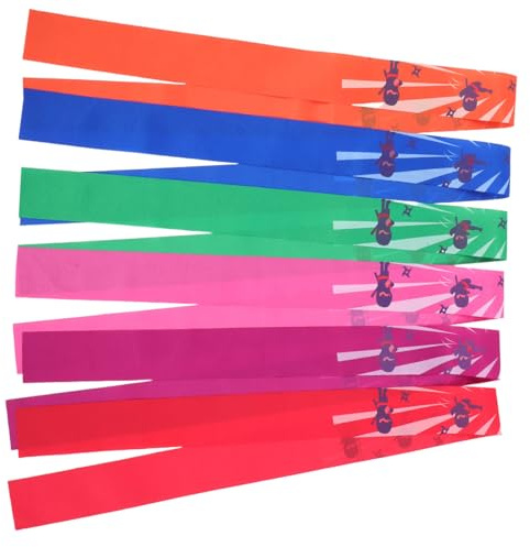Zerodeko 6 pièces Lot de Bandeaux Respirant pour Karaté et Costume Accessoire Sportif Réutilisable pour Garçon Fille et Étudiants