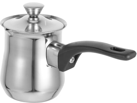 Cafetera Turca de Acero Inoxidable 180ml, Moderna y Versátil
