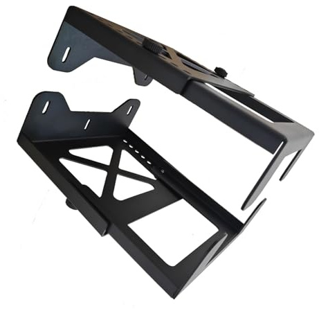 PURPLELILY Sotto Desk Holder Shelf Rack Storage Bracket Vassoio Protettivo Organizzatori Staffa Per NAS CPU Server Accessori Ufficio Risparmio di Spazio Stand