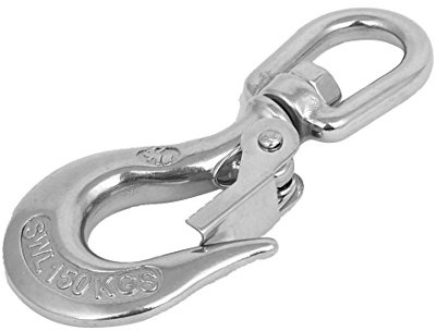 Aexit 15 mm de apertura rápida 304 acero inoxidable perno de ojo giratorio cierre (model: Y2945XIII-4127ZD) de langosta gancho
