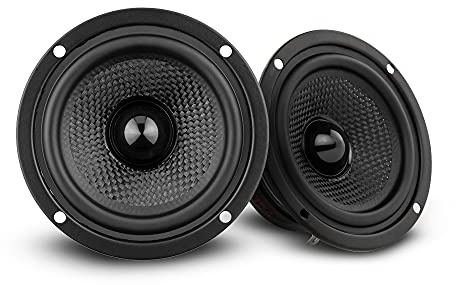 DS18 ZXI-354 3.5 Full Range Car Audio Speaker with Kevlar Cone 120 Watts 4 Ohm (2 Speakers)
