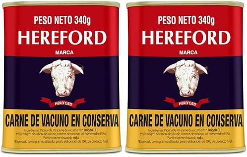 Hereford, Boeuf en Conserve 340g (Lot de 2)