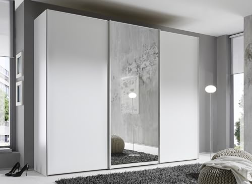 Staud Schwebetürenschrank 3-türig Sinfonie Plus H222 x B280 Weiß Innenausstattung-Sets Premium