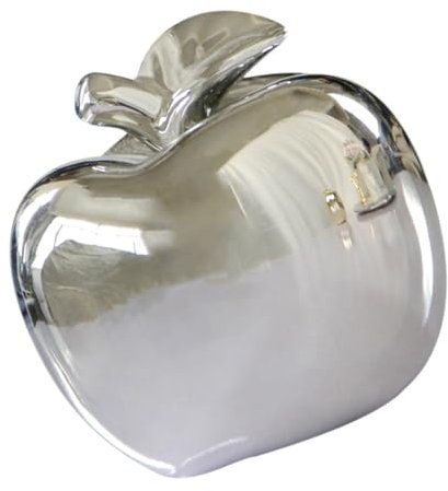 DECHOUS Silver Fruit Ceramic Ornament Christmas Nordic Style Desktop Decor for Home Table Decorative Adornment