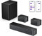 ULTIMEA 5.1 Surround Soundbar, 3D Surround Sound System, Soundbar für TV Geräte mit Subwoofer und Rear-Lautsprechern, 5.1 Virtuelle Surround, Bass Einstellbare Heimkino TV Lautsprecher, Poseidon D50