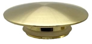 EJPPDHCO Full Copper Pop Up Drain Cover Bathroom Basin Filter Top Renovation Washbasin Lid Accessory (Brushed golden)