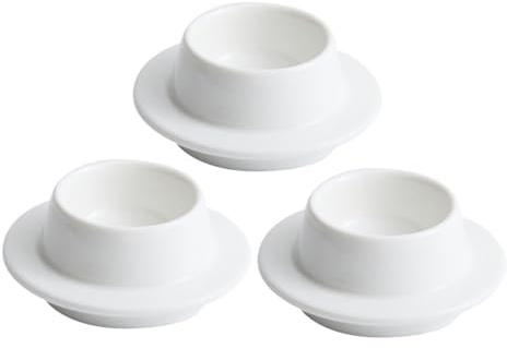 Cabilock Juego De 3 Platos Volcán Para Salsa y Aceite De Oliva, Cerámica Resistente, 3.5 Pulgadas, Adecuado Para Salsas Tipo Soja, Mostaza y Aperitivos Hogar y Restaurante