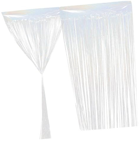 DECHOUS 2stücke Vorhang Fransen Vorhänge Für Partys Hintergrunddekoration Lamettierte Wände Für Hochzeiten Und Feiern