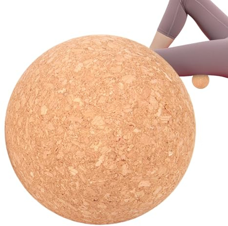 Kork Massageball Faszienball Für Trigger Zonen Massageball Für Hände, Füsse, Rücken Massage Ball Zur Selbstmassage Korkball Roller Für Muskelverspannungen, Muskelknoten, Tiefenentlastung
