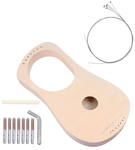 EXQUIMEUBLE Holz Diy Kit String Musikinstrument Junge Mädchen Basteln Spielzeug Handgemacht Umweltfreundlich Melodisch