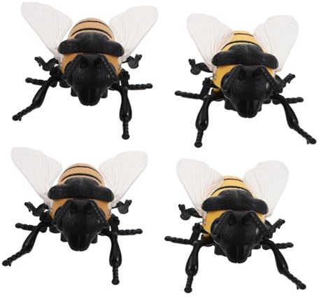 BESPORTBLE 4 Piezas de de Cuerda Realistas Figuras de Insectos Simulados de Metal Que Saltan Creativos Fiestas de Halloween y Decoraciones