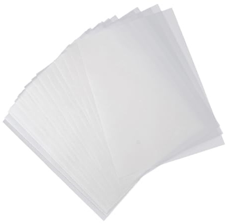 Gatuida 150Pcs Translucent Tracing Paper for Sketching and Engineering Drawing Design Parchment Paper Suitable for Art Craft Calligraphy and Copying Overlays