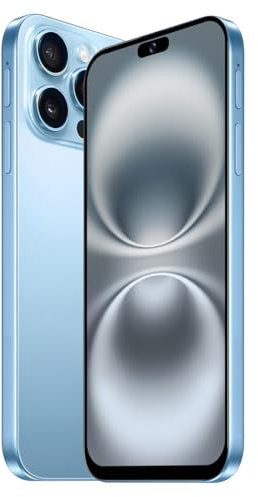 JtQtJ 4G Smartphone, 6.6 HD Screen Mobile Phone, 4GB RAM+32GB ROM (Expansion to 256GB), 5000mAh Large Battery, Dual SIM Dual Camera,Android 12.0,Support WIFI/Bluetooth/Face ID/GPS/OTG (Blue)