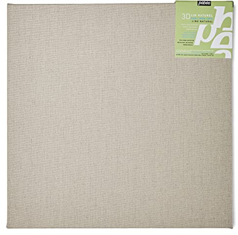 Gedeo 50 x 50 cm 1-del 3D-linne naturliga stretchers universalbeläggning fyrkantiga format