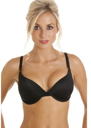 Womens Black Underwired Moulded Cup Multiway Bra 38DD